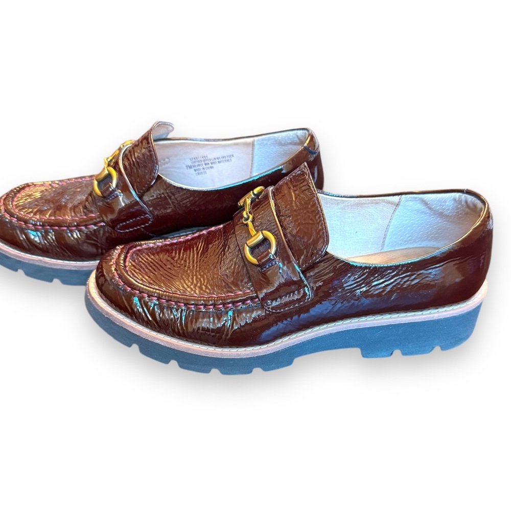 Sofft Prewitt Leather Loafer in Burgundy size 7